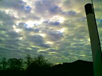 sky and smokestack