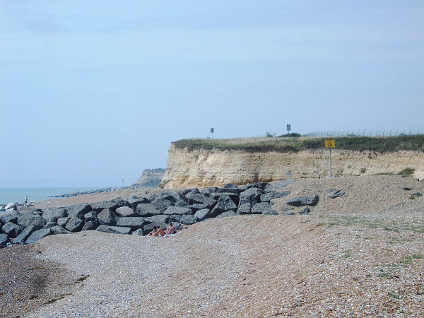 approaching the cliffs