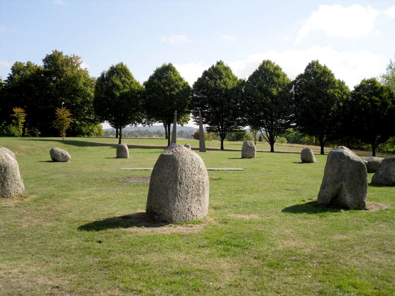 Another view of the stone circle