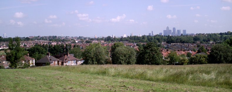 View from Blythe Hill fields