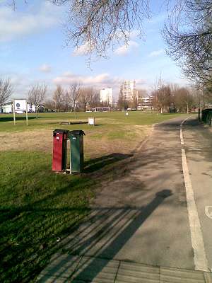 A sunny January day in the park