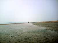 Looking along the beach towards Winchelsea