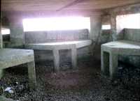 Inside the gun emplacement