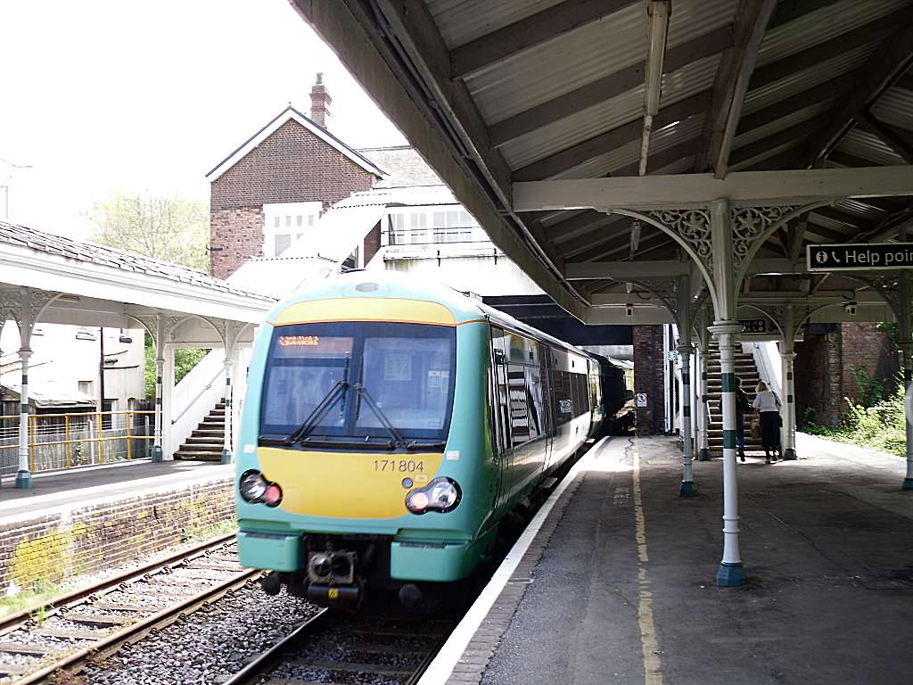 The train that took me to Eridge station on the Uckfield line