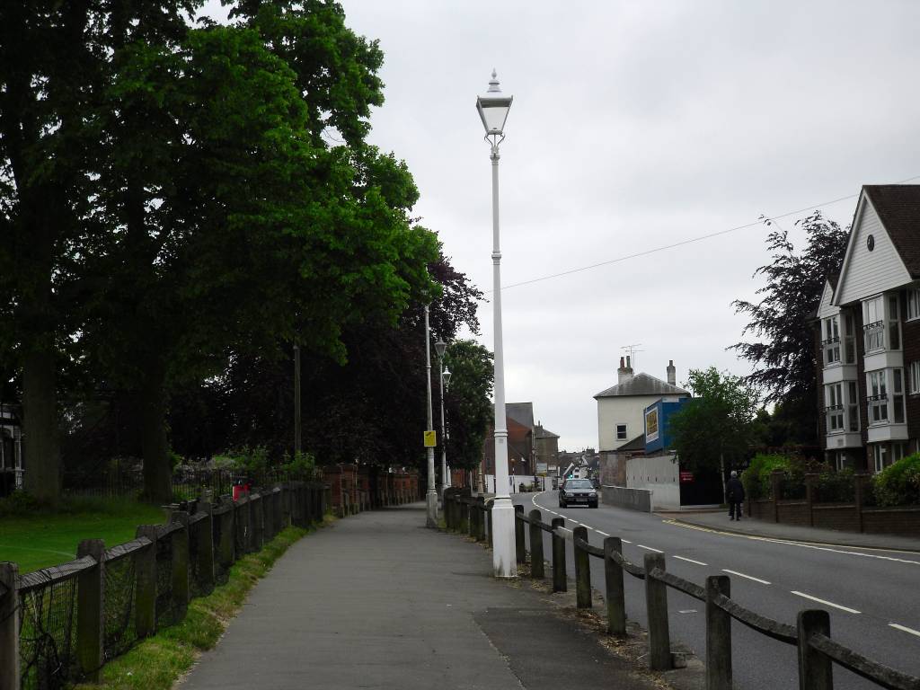 old style lamp post