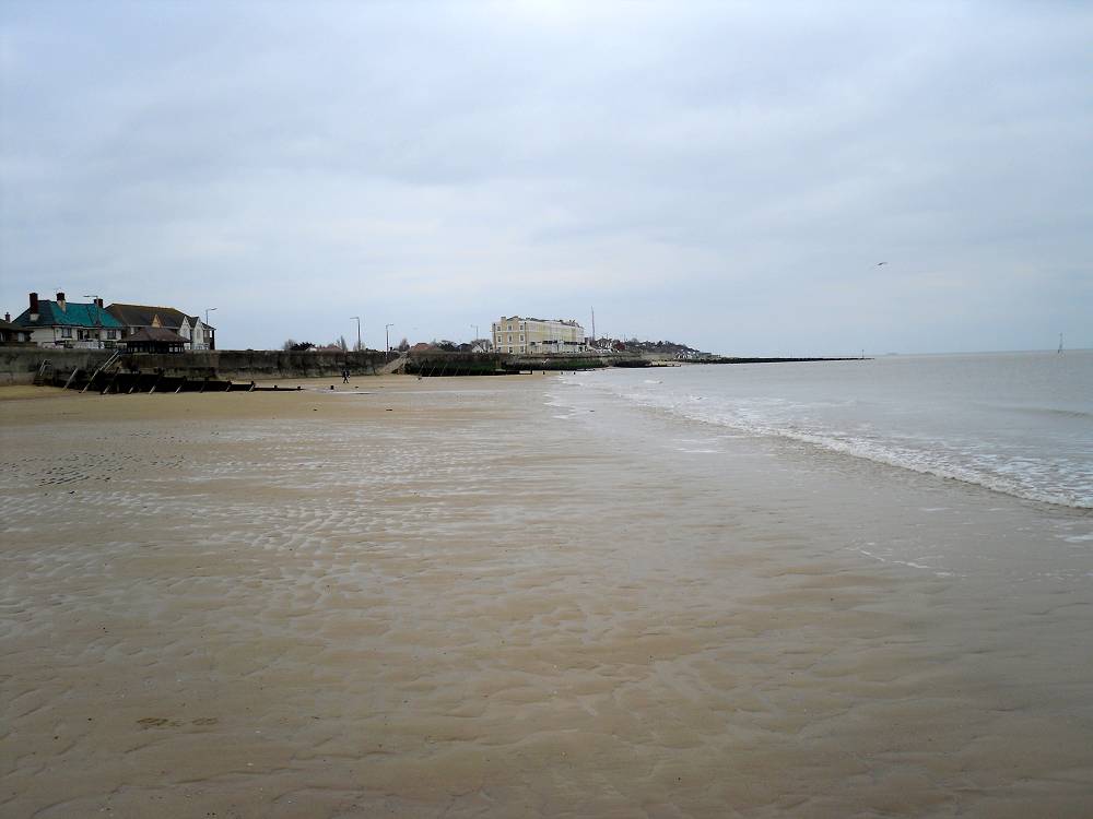 Looking north towards The Naze