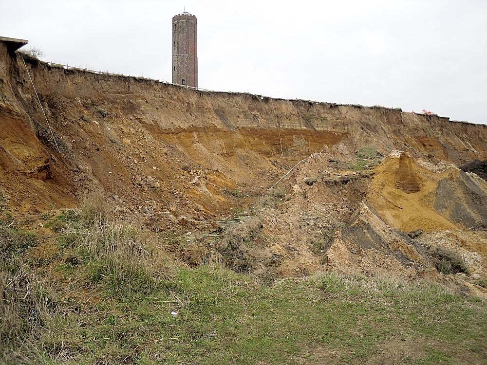 cliffs at The Naze