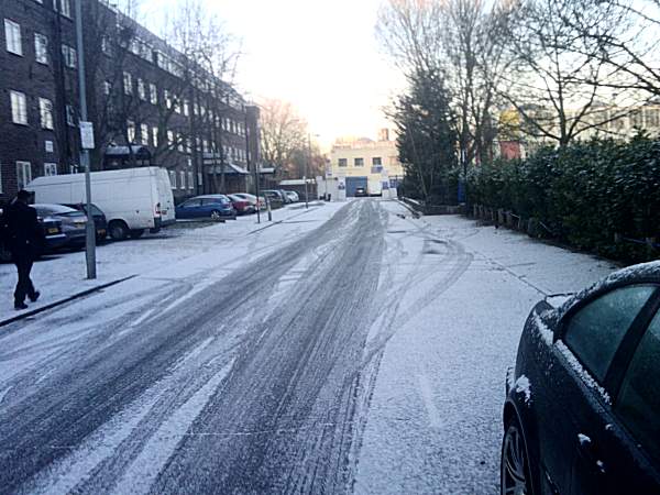 Snow on 1st February 2010