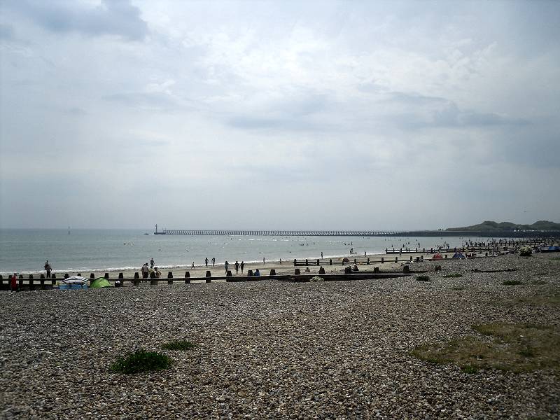 The beach at Littlehampton