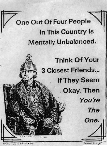 Mentally unbalanced