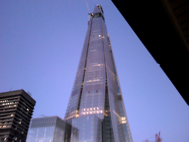 The Shard in dawns early light