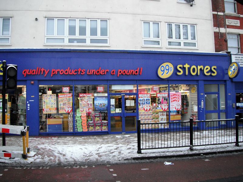 the Catford 99p shop