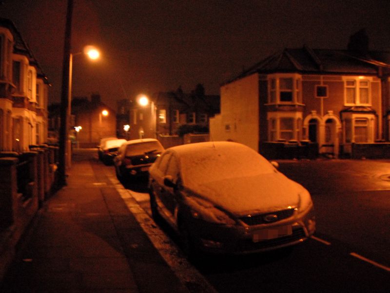 snow at 6.15am