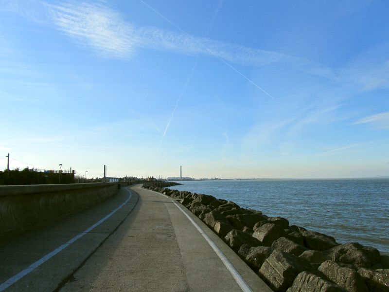 blue skies over Sheerness