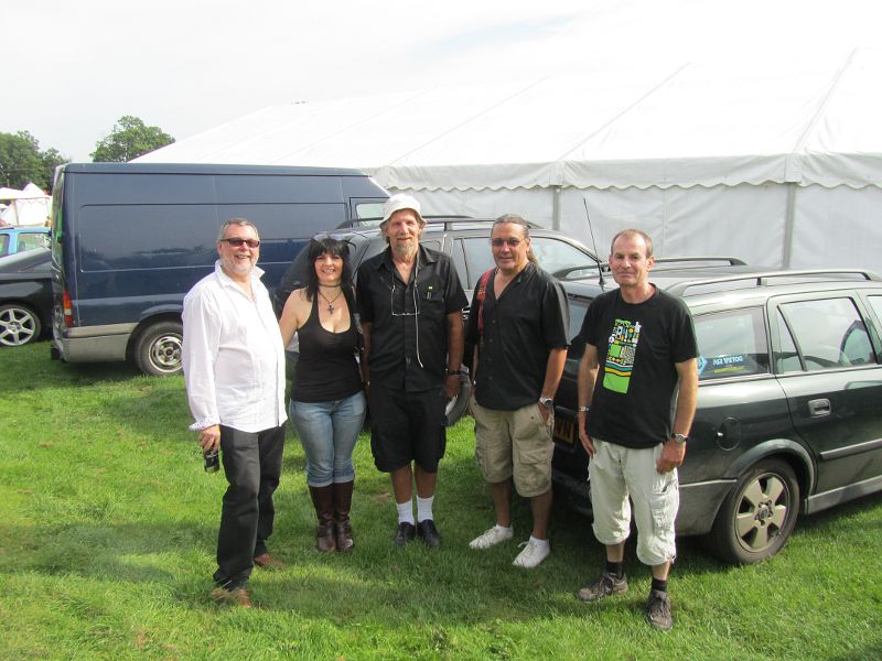 group photo - Jo Bangles band 11th Aug 2012