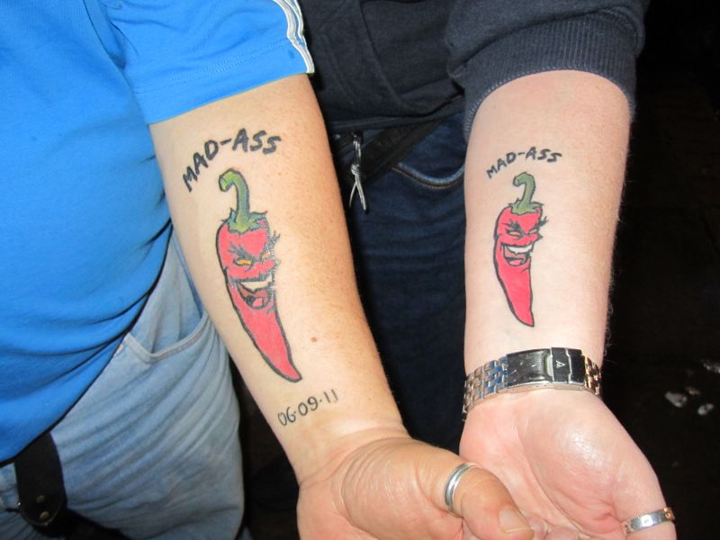 mad-ass chilli tattoos