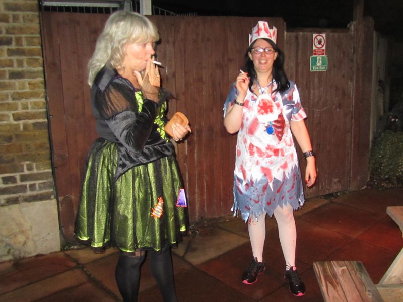 Halloween at The British Oak pub in Blackheath