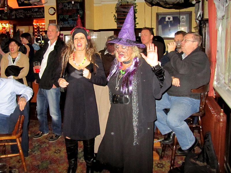 witches at The British Oak pub in Blackheath