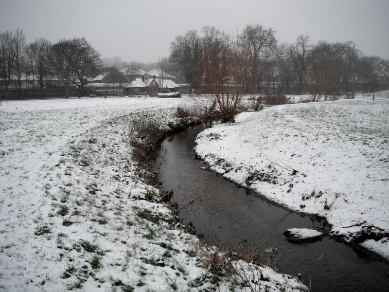 Man made loop on the River Ravensbourne