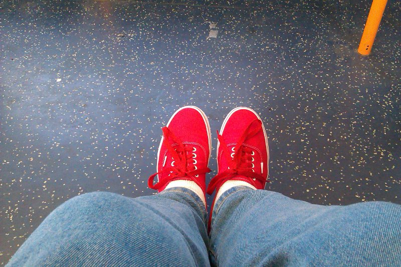 my new red Vans