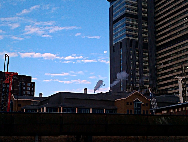 View from platform 6 London Bridge station Thursday 25th July 2013