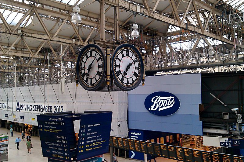 The clock at Waterloo