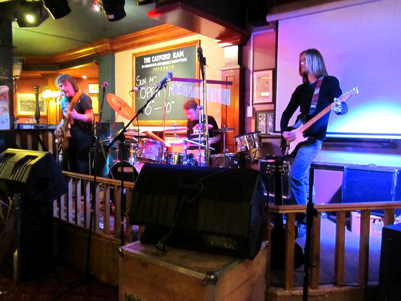 Led Hammer on stage at the open mic night at The Catford Ram - Sunday 14th April 2013