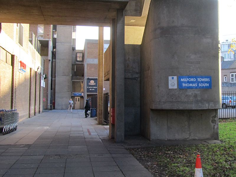 Rear entrance to The Catford Ram