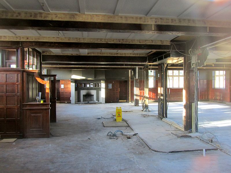 Inside The Catford Bridge Tavern after closing down