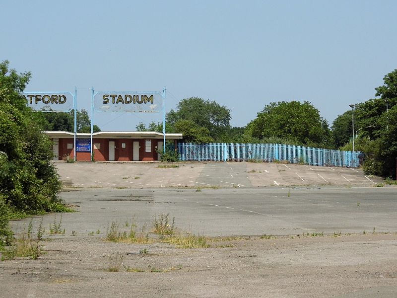 all that remains of Catford greyhound stadium