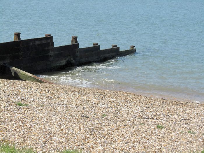 shingle,
                  groynes and the sea