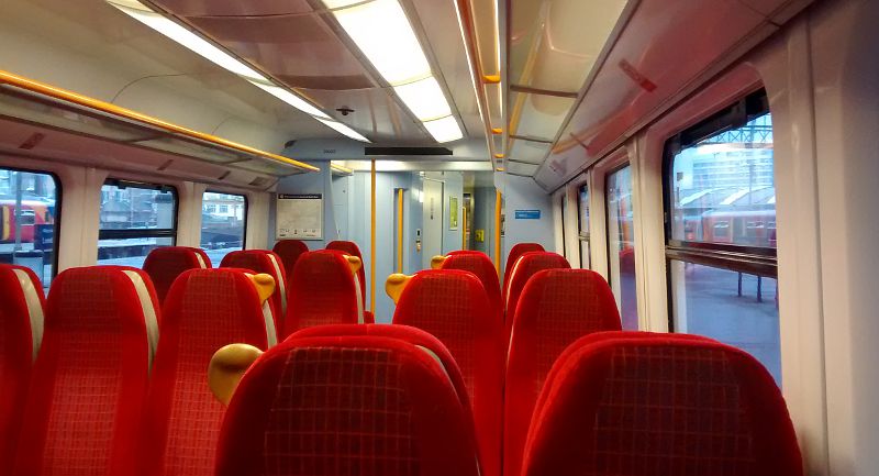 Interior of class 458 "Juniper" train