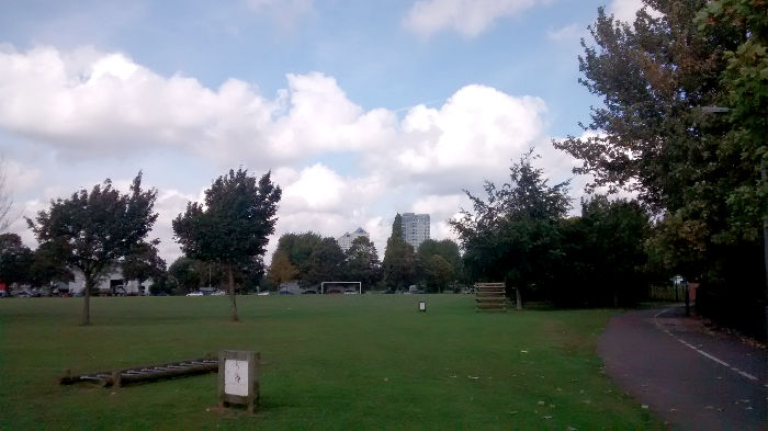 blue skies and fluffy clouds
                  - Friday 3rd October 2014 (it was warm too)