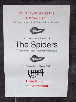 gigs coming up at The Catford Ram