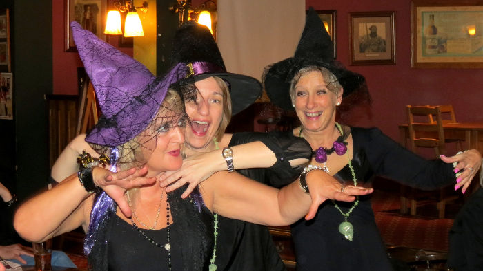 a coven of witches at The
                  Catford Ram