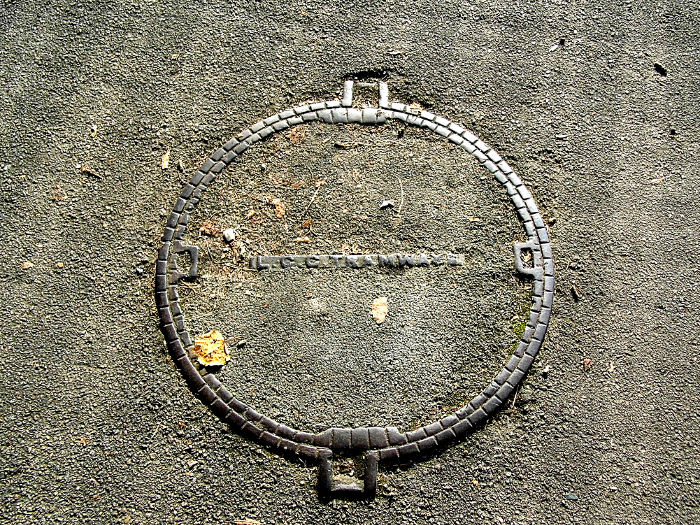 LCC Tramways manhole cover