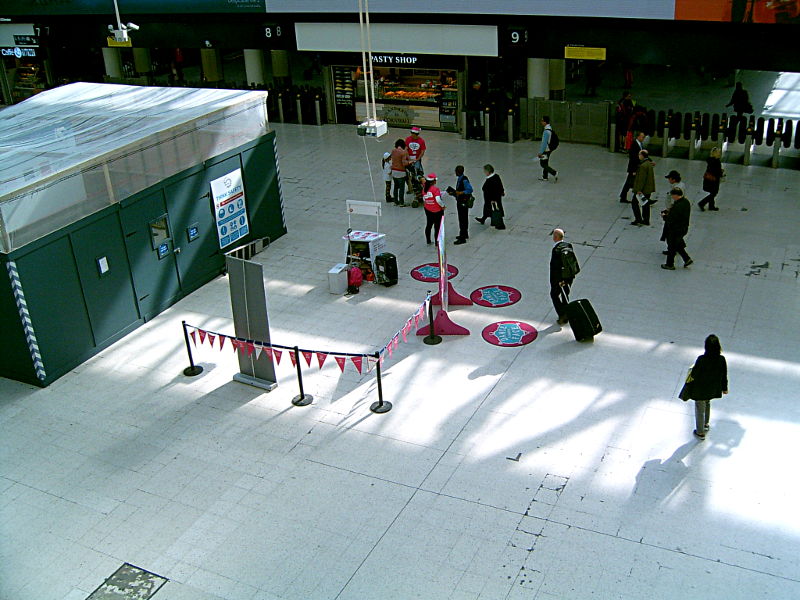 Waterloo concourse 4pm Thursday 10th April 2014