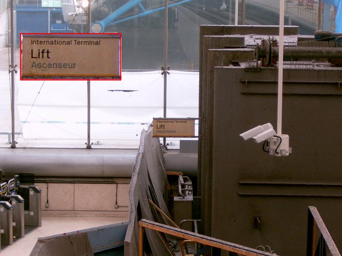 Waterloo station - once an International
                      terminal