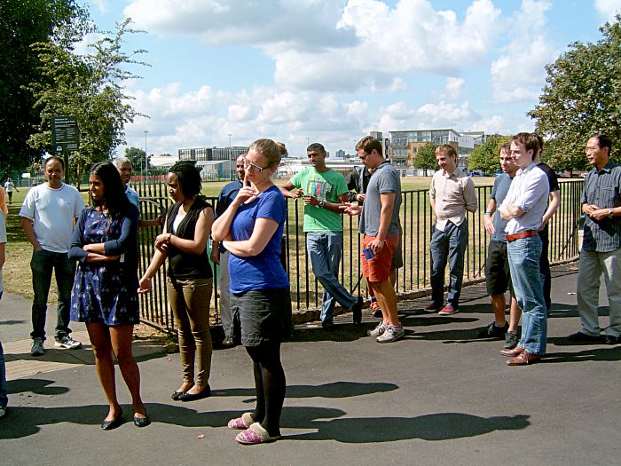 Meeting in the park