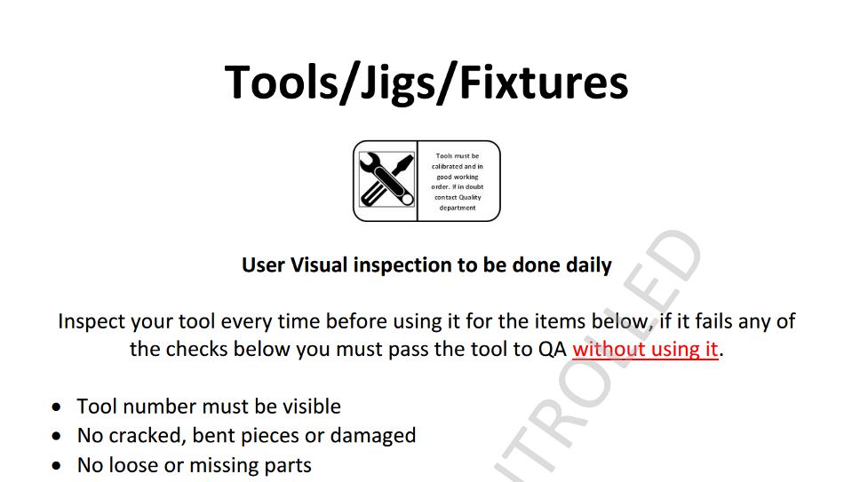 inspect your tool