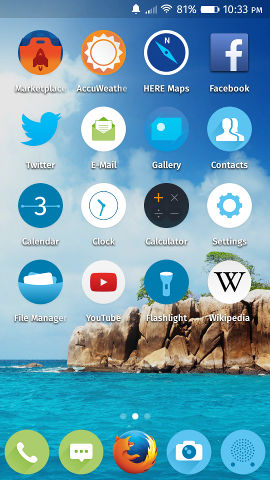 Firefox OS desktop