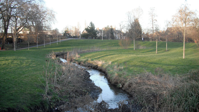 the north end of Ladywell Fields