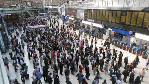 hundreds waiting for delayed
                                    trains