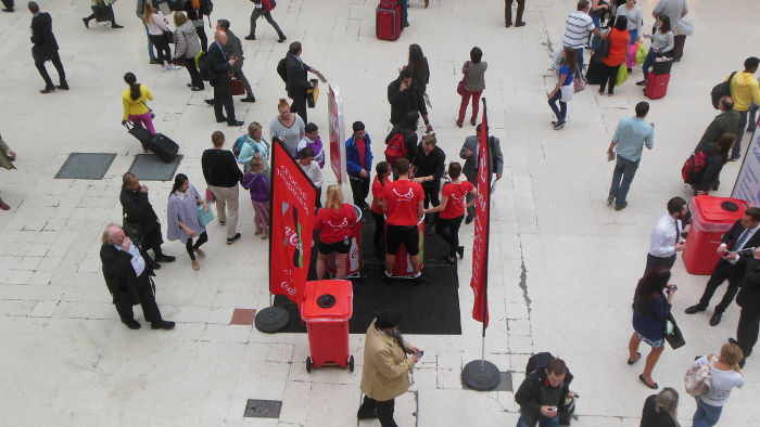 free mini tins of coca cola