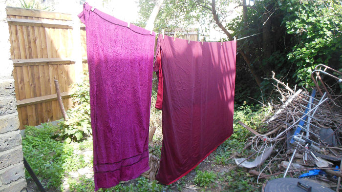 washing on the line