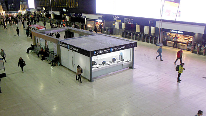 new shop on the concourse of
                  Waterloo station