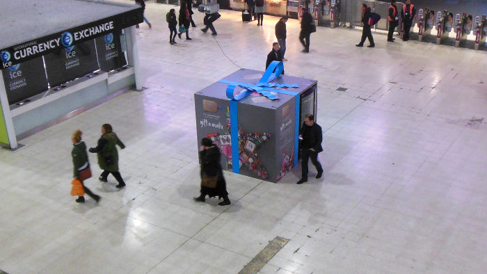 litter on Waterloo station