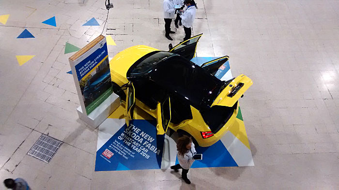 Skoda on Waterloo
                          concourse