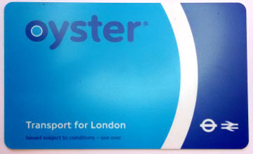 my shiny new Oyster
                          card