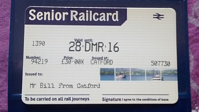 Senior Railcard